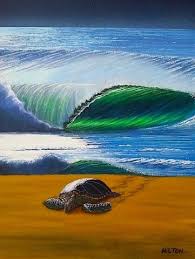 Hilton Alves The Official Online Art Gallery Surf Painting Surf Art Ocean Art