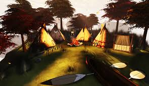 Indian village lies at an elevation of 197 feet (60 m) below sea level. Hannah Gilman Native American Village