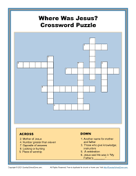 You can just relax on your favorite sofa. Bible Crossword Puzzles Bible Lesson Activities For Children