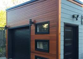 Urban Garage Garage Design 16x20 With Planed Cedar Channel Siding In Scarborough Ontario Id Number Garage Exterior Garage Decor Garage Design
