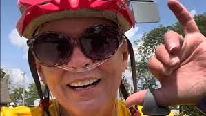 RAGBRAI 2024: Rider with scleroderma bikes with help of oxygen tanks