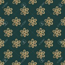 Refine your search for gold floral pattern. Floral Seamless Pattern With Outline Flower Vector Illustration Royalty Free Cliparts Vectors And Stock Illustration Image 148293121