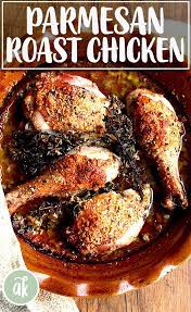Roast Chicken Legs With White Wine Parmesan Alexandra S Chicken Recipe Oven Roasted Whole Chicken Chicken Leg Recipes Roasted Chicken Legs