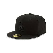 Los Angeles Dodgers Black Wool 59fifty Fitted Hats New Era Cap Fitted Hats Hats For Men Fitted Hats New Era
