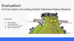 The cross island line is proposed to pass through the southern section of the central catchment nature reserve. Economics Ilp 2017 Youtube