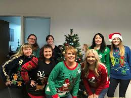 Tis The Season To Have A Party The Rockford Il Office Holds It S Annual Holiday Party For Their Caregviers Ma Christmas Sweaters Holiday Parties Seasons