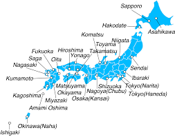 Narita and haneda are near tokyo, kansai is near osaka and kyoto, and chubu (centrair) is near nagoya. Japan Airport Map Jelcy