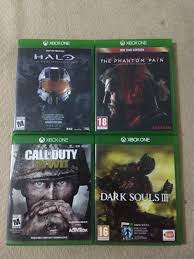 Xbox One Games 3 Physical Games 1 Digital Game Video Gaming Video Games On Carousell