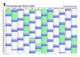 Maybe you would like to learn more about one of these? Schulferien Kalender Berlin 2020 Mit Feiertagen Und Ferienterminen