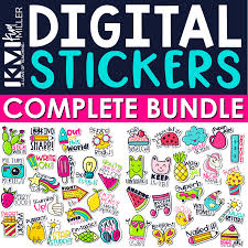 Students can now share individual portfolio items by printing items or by generating. Digital Stickers In The Classroom Free Download A Love Of Teaching Kim Miller