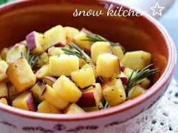 さつまいもで ローズマリーポテト by スノーキッチン レシピ ポテト ローズマリー レシピ