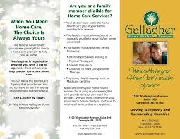 Gallagher Home Health Care Flyer Home Health Care Home Health Health Care