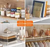 Lynzavix 12-Pack Clear Acrylic Shelf Dividers for Closet ...