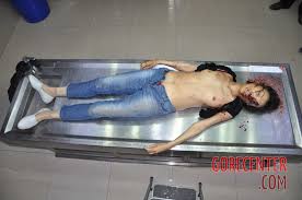 Chinese woman in morgue #6 * gorecenter