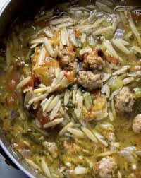 Italian Sausage Tomato Orzo Soup Recipe Recipe Orzo Soup Italian Sausage Orzo Soup Recipes