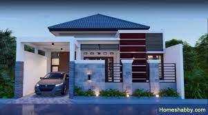 Aneka contoh model, desain dan gambar serta bentuk rumah minimalis sederhana untuk berbagai type, baik untuk 1 lantai, 2 lantai atau lebih Desain Rumah Sederhana Tapi Tampil Megah Dengan Ukuran 9 X 13 M Terdapat 3 Kamar Tidur Homeshabby Com Design Home Plans Home Decorating And Interior Design