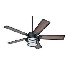 Hunter Key Biscayne 54 In Weathered Zinc Indoor Outdoor Downrod Or Close Mount Ceiling Fan With Light K Ceiling Fan With Light Outdoor Ceiling Fans Ceiling Fan