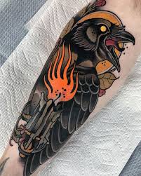 Crow Done At Inkologyartgallery Swipe For The Video Thanks A Lot Jeremy Revoluti Crow Tattoo Design Small Tattoo Designs Tattoo Designs For Women