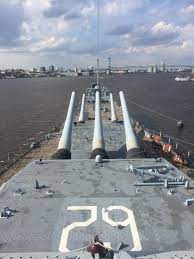 Battleship New Jersey forward 16 inch/50 caliber triple turrets [2448x3264]  : r/WarshipPorn