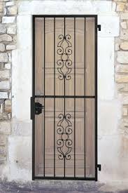 Le Ferronnier Grille Ouvrante En Fer Forge Voltaire 1 Vantail Govoltaire Fer Forge Porte Fer Forge Porte Fer Forge Exterieur