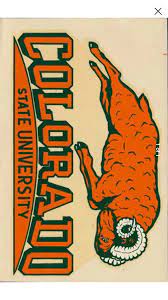 Colorado State Rams Vintage Logo Rad Stickers Sports Logo