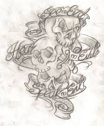 See No Evil Hear No Evil Speak No Evil Tattoo Drawings Tattoosdeal Com Tattoo Drawings Free Tattoo Designs Evil Tattoo