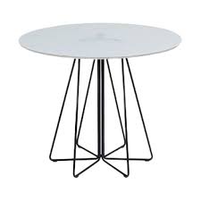 Knoll Paperclip Small Round Cafe Table Cafe Tables Round Coffee Table Modern Dining Table In Kitchen