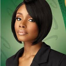 Sleek Black Bob Wig