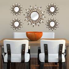 5 Piece Burst Mirror Set Mirror Wall Living Room Wall Mirrors Set Stratton Home Decor