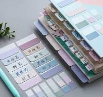 Farfi 60/120/240Pcs Index Tab Repositionable Strong Adhesive ...