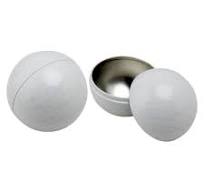 Hot Sale Tinplate Holidays Packaging Ball Shape Metal ...