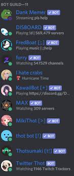 To play music in your server. Bungo Stray Dogs Discord Server