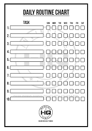 Daily Schedule Chart Printable Www Bedowntowndaytona Com