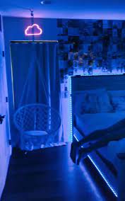 Laxlights Com Tiktok Led Lights Bed With Led Lights Girls Bedroom Modern Blue Bedroom Decor