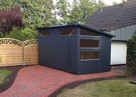 Gartana Gartenhaus Xl In Anthrazit Gartenhaus Haus Gartenhaus Pultdach