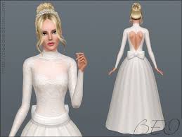Pin By Jazzmin Smith On Sims Nice Things Sims 4 Wedding Dress Sims 4 Dresses Sims 3 Wedding