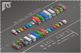 Mini Cars Mini Cars Low Poly Car Low Poly