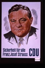 Sicherheit fur alle. Franz Josef Strauss.