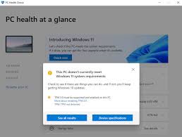 Pc guide has some nicely laid out reference guides and occasionally satisfying articles, but overall it misses its m. Microsoft Windows 11 Pc Health Check No Tpm 2 0 Servethehome