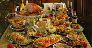 Around The Culinary World Christmas Buffet Christmas Party Buffet Party Food Buffet