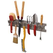 Suncast V713 2 Foot Wall Mounted Garage Garden Hand Tool Organizer Platinum Tool Hangers Garden Tool Organization Garden Tool Storage