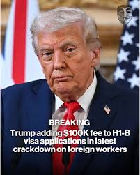 Foreign workers seeking H1-B visas could face $100,000 application fee  after Trump's order—does this move support or damage America?