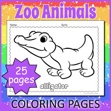 You can use our amazing online tool to color and edit the following zoo animal coloring pages. Zoo Animals Coloring Pages Worksheets Teaching Resources Tpt