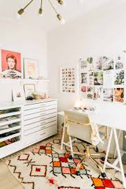 Carrie at kenarry.com also has a very minimalist approach to her craft room. Elsie S Office Tour A Beautiful Mess