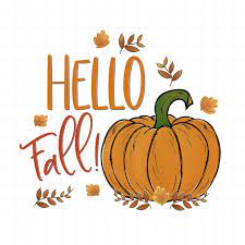 Hello Fall Digital Png Clipart Printable Fall Pumpkin Etsy Clip Art Hello Autumn Fall Clip Art