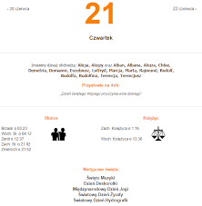 Kiedy obowiązuje zakaz handlu w. Chojnice Tv Kartka Z Kalendarza Na Czwartek 21 Czerwca 2018 Imieniny Dzisiaj Obchodza M In Alicja Alojzy Oraz Alban Albana Alojza Chloe Demetria Domamir Euzebiusz Lutfryd Przyslowie Na Dzis Dzien Swietego Alojzego