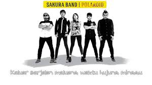 Sakura Band Polaroid With Lyrics Band Lyrics Sakura