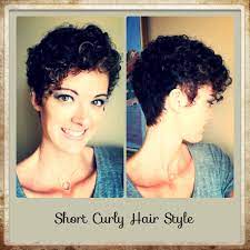 Short Curly Hair Style Curly Hair Styles Short Curly Hair Curly Pixie Haircuts