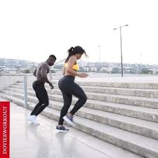 Quick Steps Workout With My Workout Buddy Sbahle Mpisane Making Good Use Of This Park Stairs No Gym We Good Make Sure Exercices De Fitness Fitness Exercice