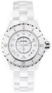 Chanel's j12 chromatic on the wrist. H1628 J12 Chanel Ceramic White Diamond Dial Ladies Quartz Watches